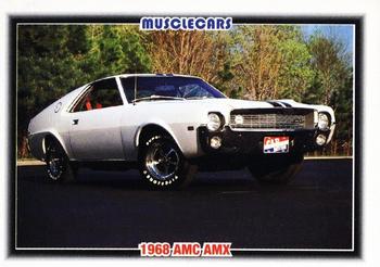 #7 1968 AMC AMX - 1992 Collect-A-Card Muscle Cars