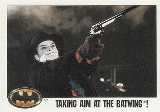 #107 Taking Aim at the Batwing - 1989 Topps Batman