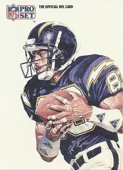 #407 Anthony Miller - San Diego Chargers - 1991 Pro Set Football