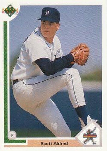 #7 Scott Aldred - Detroit Tigers - 1991 Upper Deck Baseball