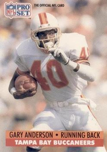 #307 Gary Anderson - Tampa Bay Buccaneers - 1991 Pro Set Football