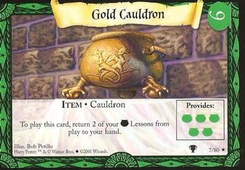 #7 Gold Cauldron - 2001 Harry Potter Quidditch cup