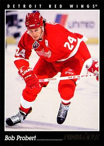 #7 Bob Probert - Detroit Red Wings - 1993-94 Pinnacle Hockey