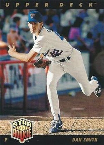 #7 Dan Smith - Texas Rangers - 1993 Upper Deck Baseball