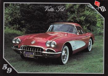 #7 1959 Corvette Convertible - 1991 Collect-A-Card Vette Set