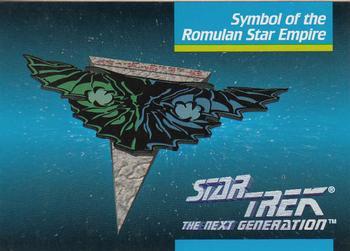 #80 Symbol of the Romulan Star Empire - 1992 Impel Star Trek: The Next Generation