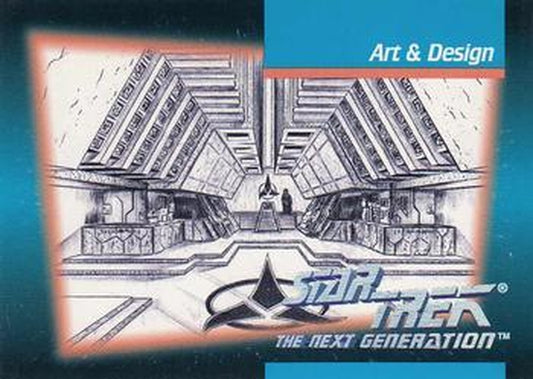 #85 Art & Design - 1992 Impel Star Trek: The Next Generation