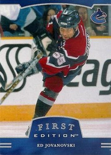 #88 Ed Jovanovski - Vancouver Canucks - 2002-03 Be a Player First Edition Hockey