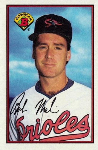#8 Bob Melvin - Baltimore Orioles - 1989 Bowman Baseball