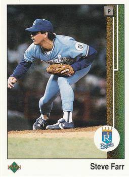 #308 Steve Farr - Kansas City Royals - 1989 Upper Deck Baseball