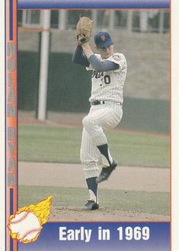 #8 Nolan Ryan - New York Mets - 1991 Pacific Nolan Ryan Texas Express I Baseball