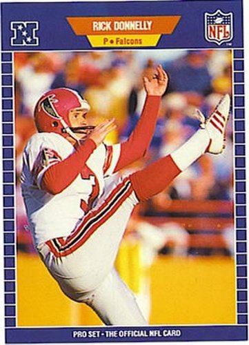 #8 Rick Donnelly - Atlanta Falcons - 1989 Pro Set Football