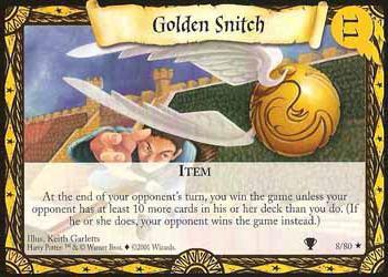 #8 Golden Snitch - 2001 Harry Potter Quidditch cup