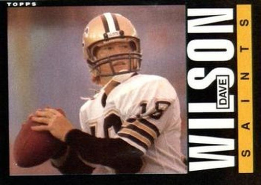 #108 Dave Wilson - New Orleans Saints - 1985 Topps Football