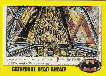 #208 Cathedreal Dead Ahead! - 1989 Topps Batman