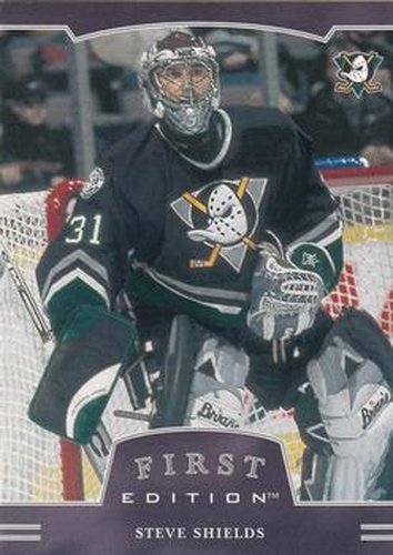 #91 Steve Shields - Anaheim Mighty Ducks - 2002-03 Be a Player First Edition Hockey