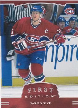 #92 Saku Koivu - Montreal Canadiens - 2002-03 Be a Player First Edition Hockey