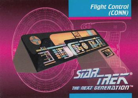 #97 Flight Control CONN - 1992 Impel Star Trek: The Next Generation