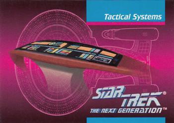 #99 Tactical Systems - 1992 Impel Star Trek: The Next Generation