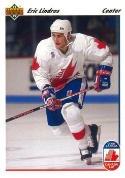 #9 Eric Lindros - Canada - 1991-92 Upper Deck Hockey