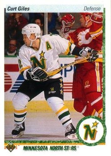 #9 Curt Giles - Minnesota North Stars - 1990-91 Upper Deck Hockey