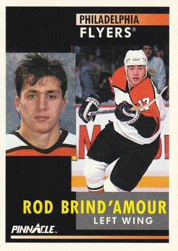 #9 Rod Brind'Amour - Philadelphia Flyers - 1991-92 Pinnacle Hockey