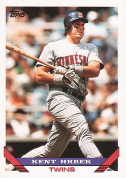 #9 Kent Hrbek - Minnesota Twins - 1993 Topps Baseball