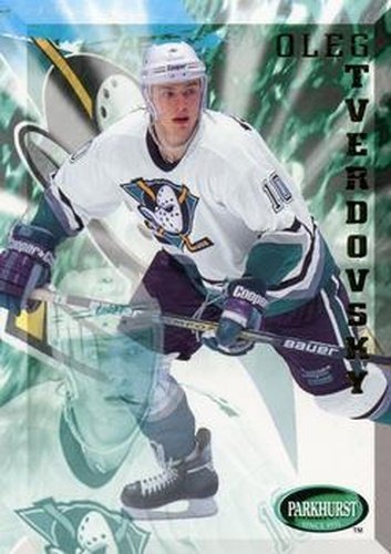 #9 Oleg Tverdovsky - Anaheim Mighty Ducks - 1995-96 Parkhurst International Hockey