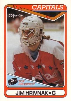 #9 Jim Hrivnak - Washington Capitals - 1990-91 O-Pee-Chee Hockey