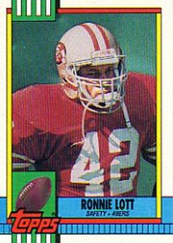 #9 Ronnie Lott - San Francisco 49ers - 1990 Topps Football