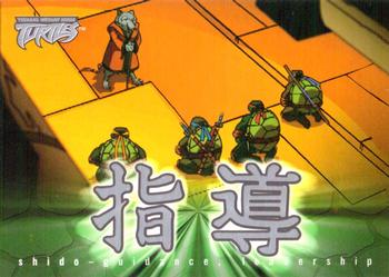 #9 Kanji: Shido - guidance, leadership - 2003 Fleer Teenage Mutant Ninja Turtles