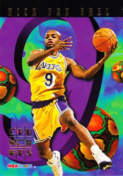 #9 Nick Van Exel - Los Angeles Lakers - 1995-96 Hoops Basketball - Number Crunchers