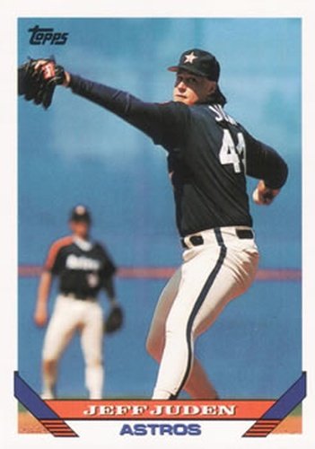 #709 Jeff Juden - Houston Astros - 1993 Topps Baseball