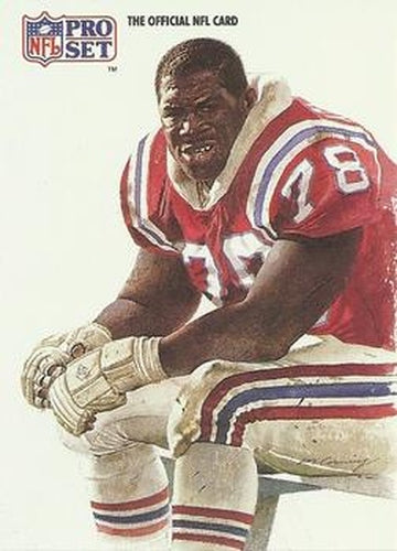 #409 Bruce Armstrong - New England Patriots - 1991 Pro Set Football