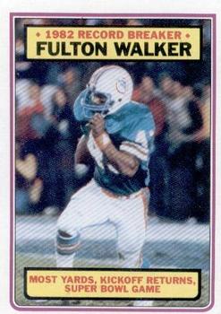 #9 Fulton Walker - Miami Dolphins - 1983 Topps Football