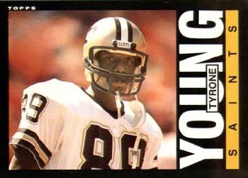 #109 Tyrone Young - New Orleans Saints - 1985 Topps Football