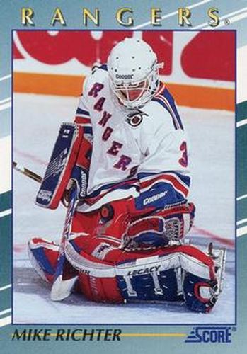 #9 Mike Richter - New York Rangers - 1992-93 Score Young Superstars Hockey
