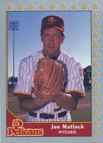 #9 Jon Matlack - St. Petersburg Pelicans - 1990 Pacific Senior League Baseball