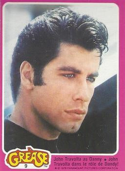 #9 John Travolta as Danny - 1978 O-Pee-Chee Grease