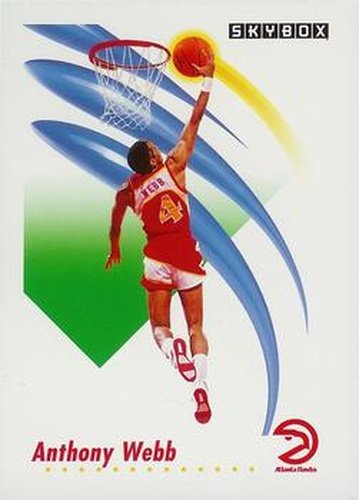 #9 Spud Webb - Atlanta Hawks - 1991-92 SkyBox Basketball