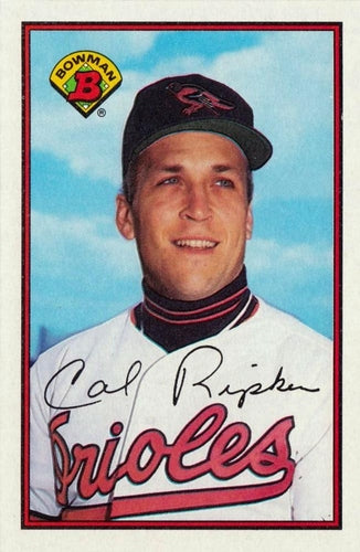 #9 Cal Ripken - Baltimore Orioles - 1989 Bowman Baseball