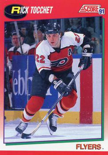 #9 Rick Tocchet - Philadelphia Flyers - 1991-92 Score Canadian Hockey