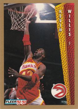 #9 Kevin Willis - Atlanta Hawks - 1992-93 Fleer Basketball