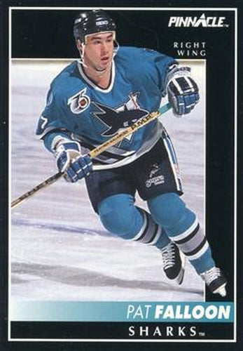 #9 Pat Falloon - San Jose Sharks - 1992-93 Pinnacle Canadian Hockey