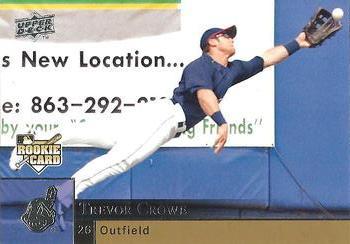 #1004 Trevor Crowe - Cleveland Indians - 2009 Upper Deck Baseball