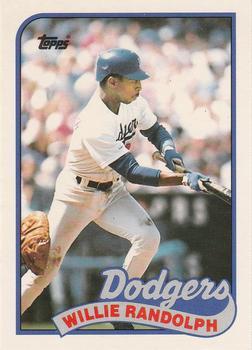 #100T Willie Randolph - Los Angeles Dodgers - 1989 Topps Traded Baseball