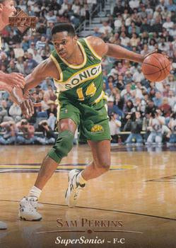 #100 Sam Perkins - Seattle SuperSonics - 1995-96 Upper Deck Basketball