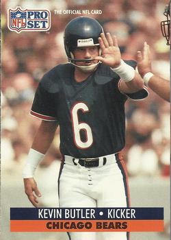 #100 Kevin Butler - Chicago Bears - 1991 Pro Set Football