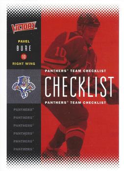 #100 Pavel Bure - Florida Panthers - 2000-01 Upper Deck Victory Hockey