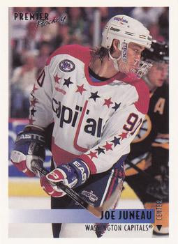 #100 Joe Juneau - Washington Capitals - 1994-95 O-Pee-Chee Premier Hockey